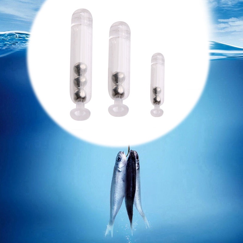 Set 10 Ống Lục Giác Gắn Mồi Câu Cá Chuyên Dụng