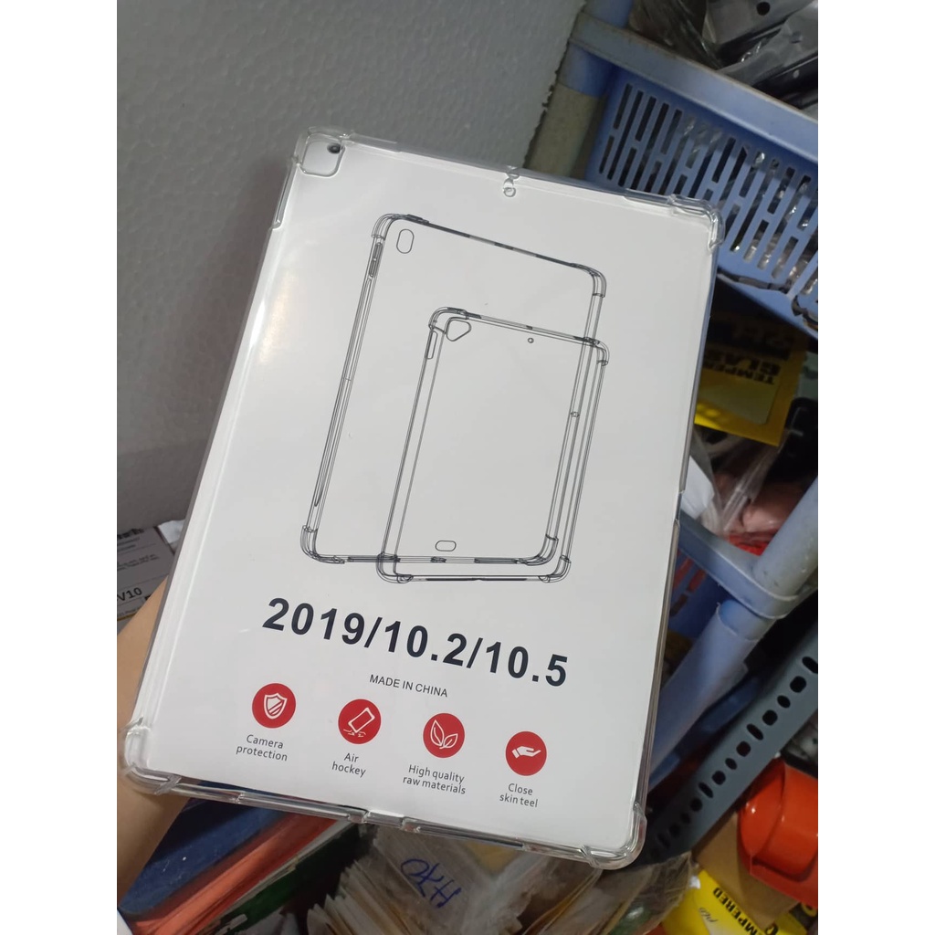 Ốp lưng dẻo trong chống sốc 4 góc cho iPad Gen 7.8.9 10.2/ Air 3 10.5 bảo vệ máy