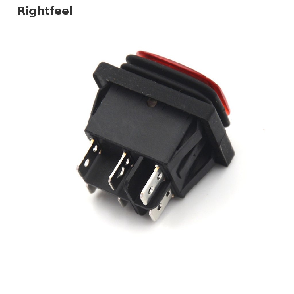 Công Tắc 3 Vị Trí 6Pin DC 12V Chống Thấm Nước Có Đèn LED Cho Tàu Thuyền / Xe Hơi