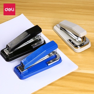 Dập ghim xoay chiều Deli 25 tờ -  E0414 xoay 3 chiều - Ghim bấm deli cao cấp sử dụng kim bấm 24/6 - HOKAMI STORE