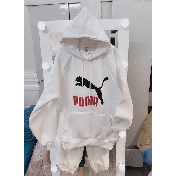ÁO HOODIE PUMA TRẮNG 2 LỚP DÀY DẶN [ RẺ VÔ ĐỊCH ] | BigBuy360 - bigbuy360.vn