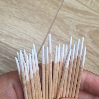 Tăm bông cán gỗ tăm tém siêu tiết kiệm te