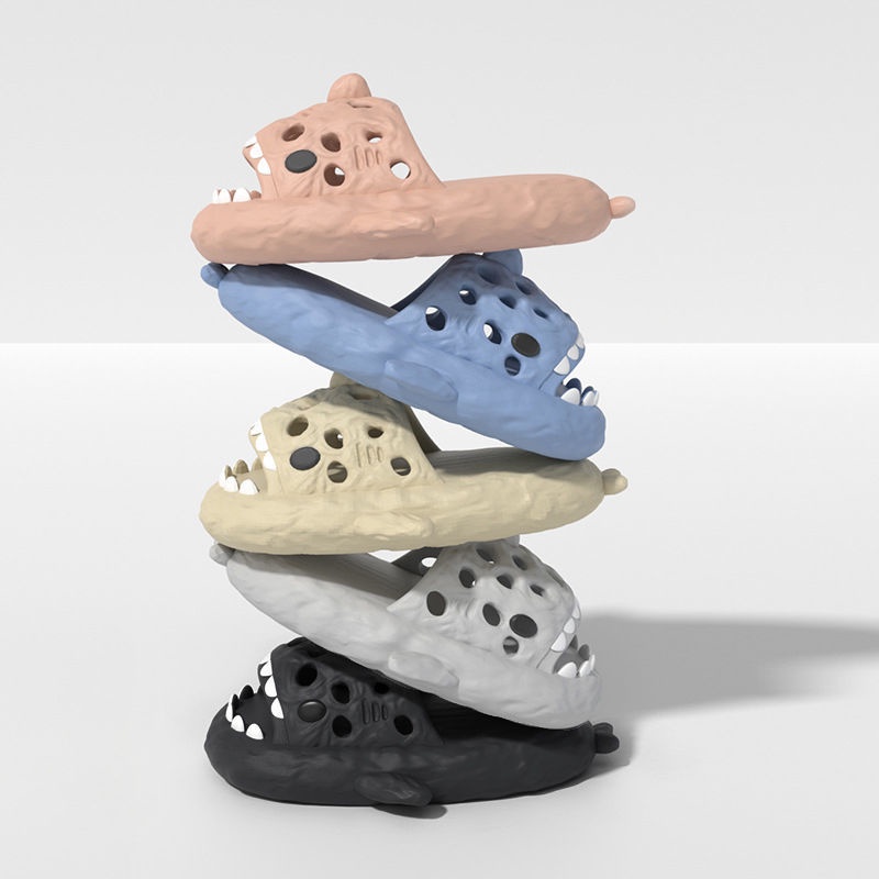 Dép Đi Biển Đế Dày Siêu Mềm Chống Trượt Họa Tiết Hoạt Hình Thời Trang Mùa Hè Cho Nam