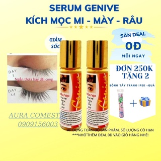 Serum mọc dày mi, lông mày, râu genive