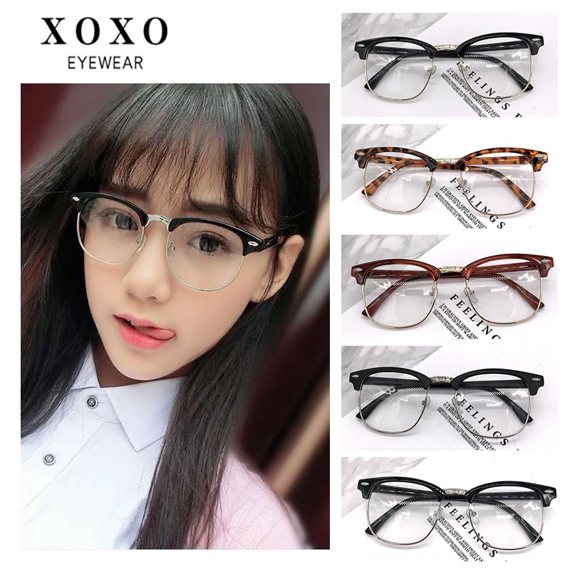 Kính đọc sách bảo vệ mắt chống ánh sáng xanh/bức xạ thời trang cổ điển phong cách Hàn Quốc cho nam và nữ
