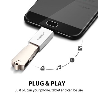 Đầu Chuyển Đổi OTG Micro USB Sang USB UGREEN