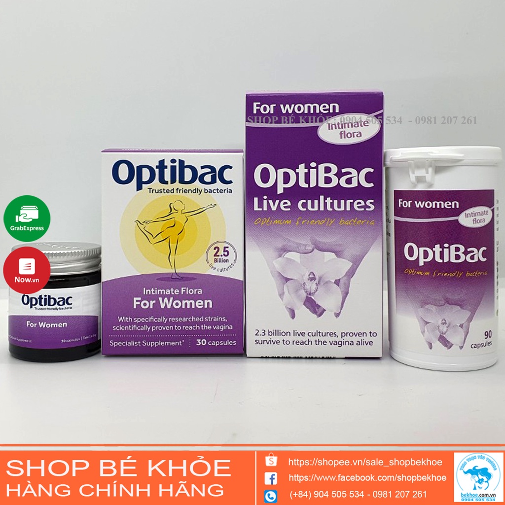 Men vi sinh Optibac tím dành cho phụ nữ - Optibac For Women