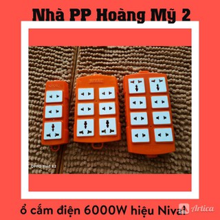 Ổ cắm điện công suất cao,chống cháy,chống vỡ 6000W NIVAL [ổ ko dây ]