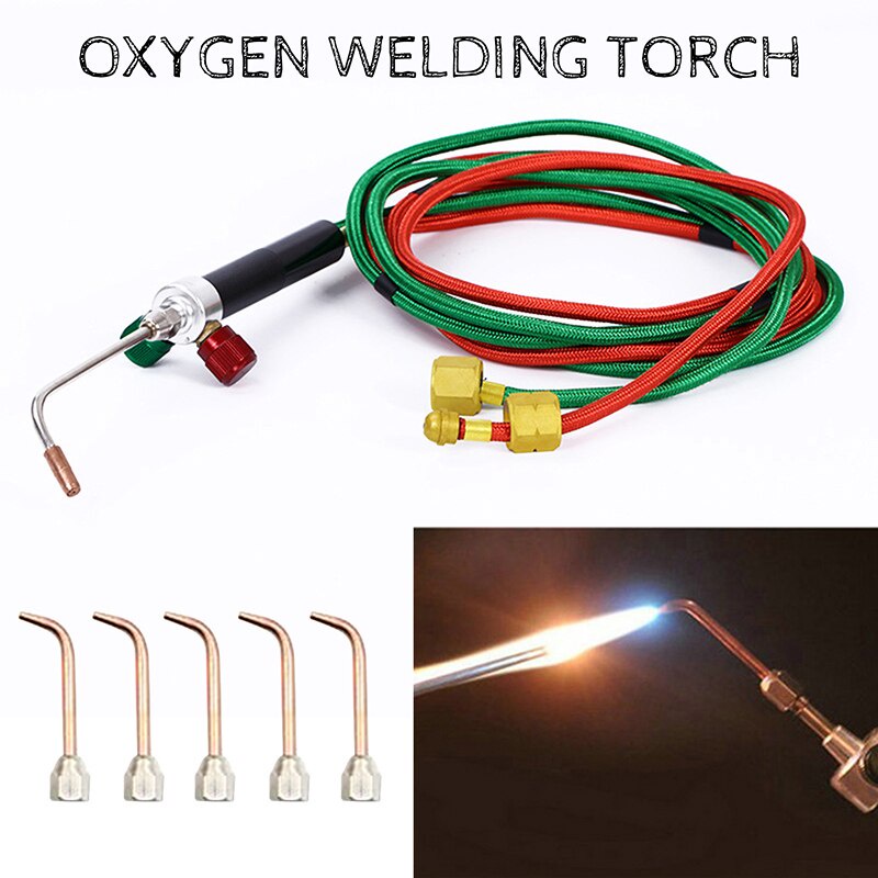 Đèn Hàn Mini Với 5 Đầu Hàn Khí Oxy Chuyên Dụng