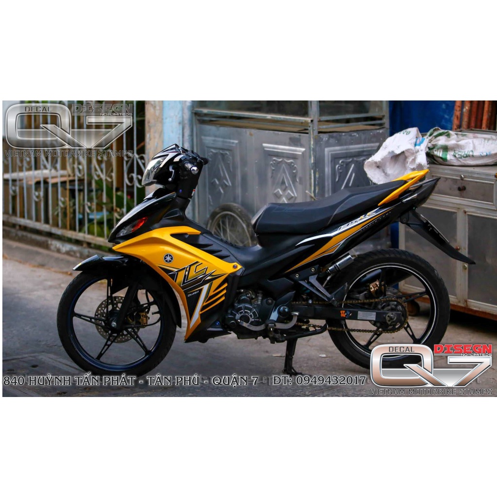 TEM RỜI EXCITER 2011 LC VÀNG ĐEN