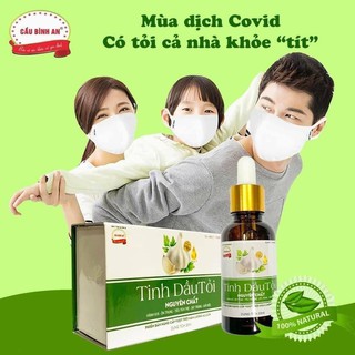 Tinh Dầu Tỏi - Cầu Bình An Với 100% Tinh Chất Tỏi Thiên Nhiên