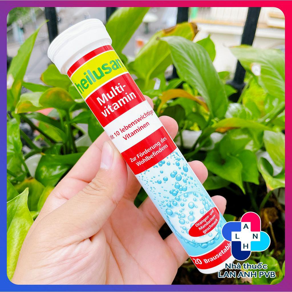 Viên sủi HEILUSAN MULTIVITAMIN / VITAMIN C  - Viên sủi bổ sung vitamin và khoáng chất hằng ngày.