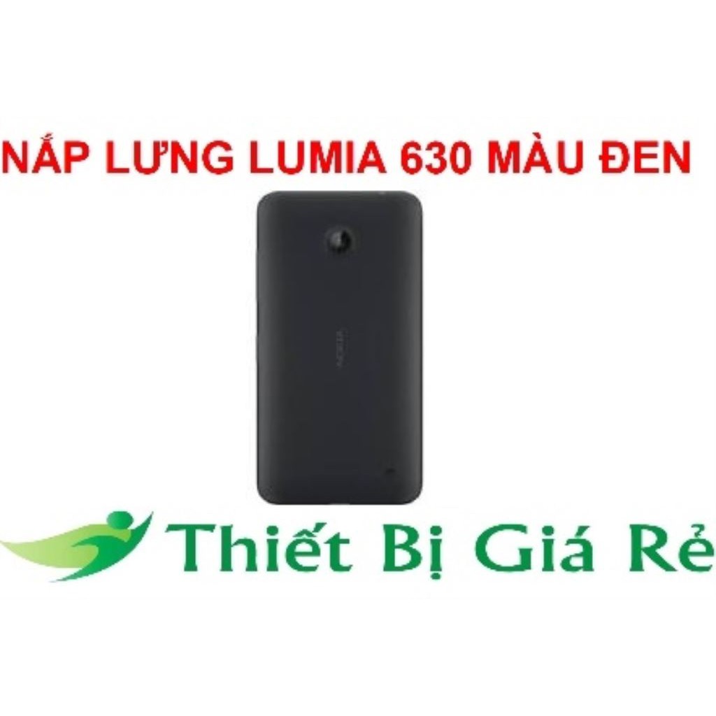 NẮP LƯNG LUMIA 630 MÀU ĐEN