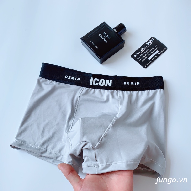 Quần lót nam ICON Demin cao cấp chất thun lạnh đẹp quần sịp nam đùi mềm mại co dãn jungo