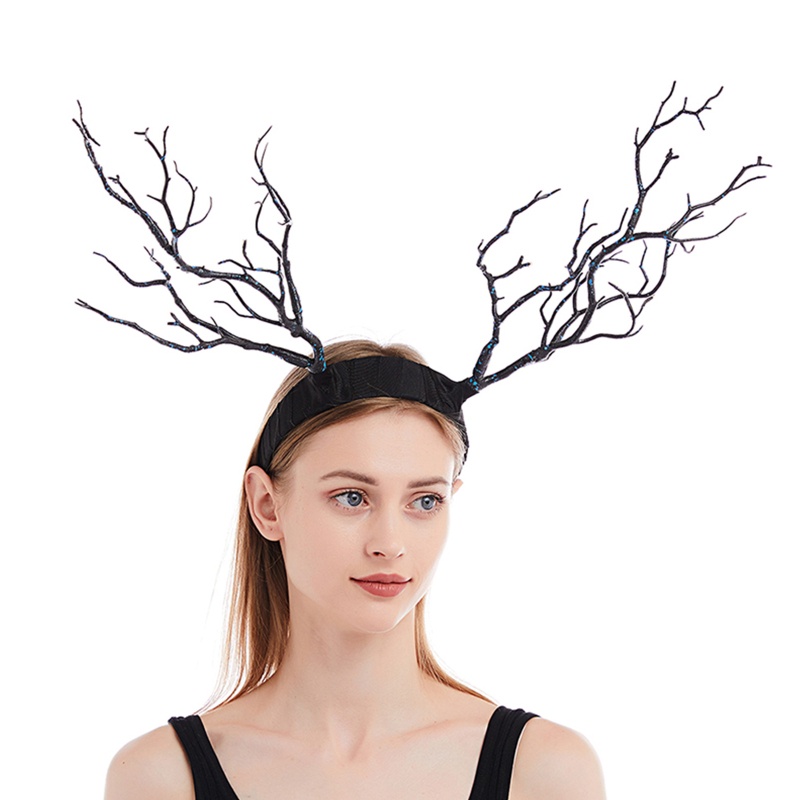 Cài Tóc Nhựa Hình Sừng Tuần Lộc Hoạt Hình Cho Bé Gái