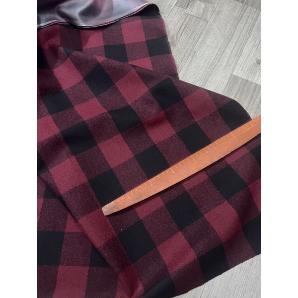 Vải dạ ép nilong chống thấm êm mịn kẻ caro dày dặn khổ 1.5m may áo dạ, làm thảm trải đệm, thảm trải sàn