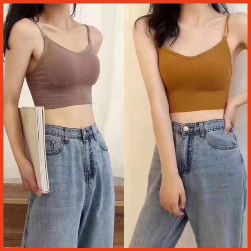 Áo Gym Yoga Tập Thể Thao Bra Không Gọng Có Đệm Chắc Chắn Thoải Mái Co Dãn Tốt (AT19)