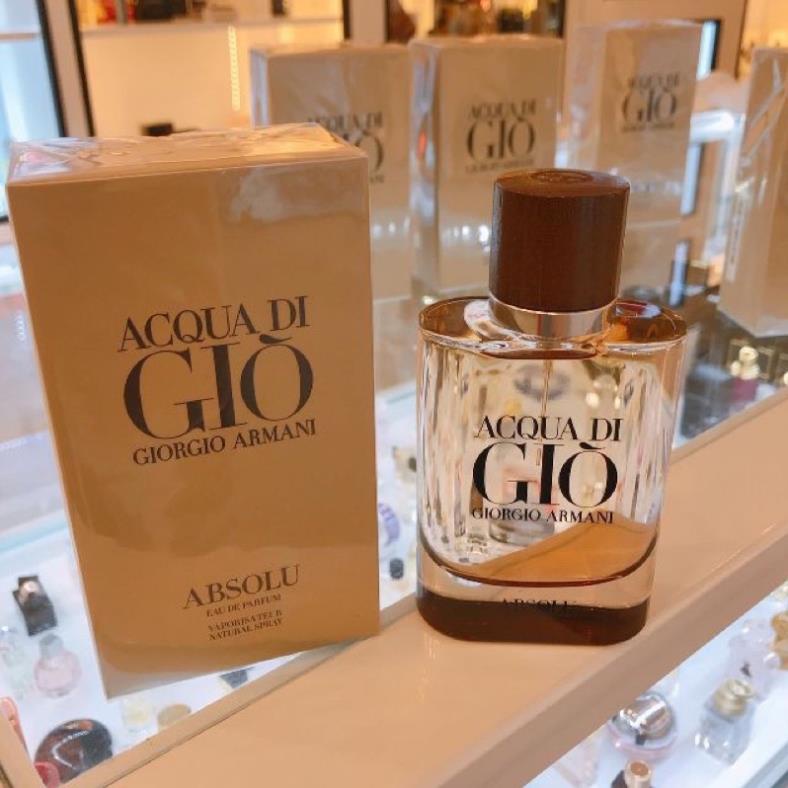 Nước Hoa Nam AQua Di Gio Nâu EDP 75ml lịch lãm đàn ông , Nước Hoa AQUA DI GIO Nâu nam tính -Linh Chi Mỹ Phẩm