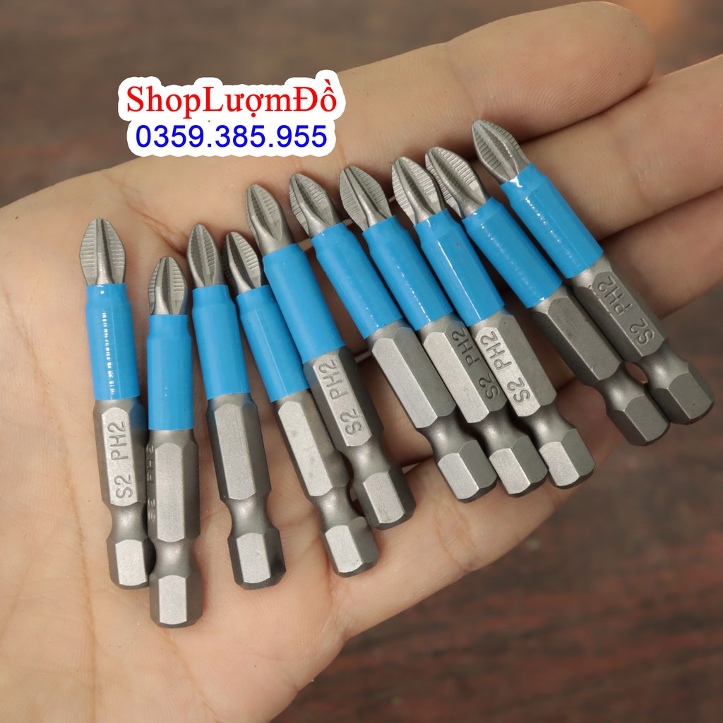 COMBO 10 mũi vít chuẩn ph2 dài 50mm