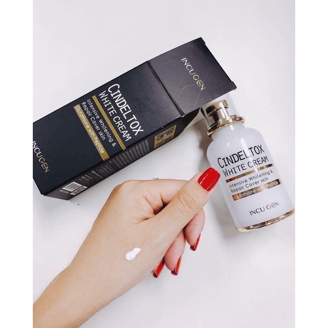 Kem dưỡng trắng nâng tông White Cream Cindeltox 50ml Glutathione