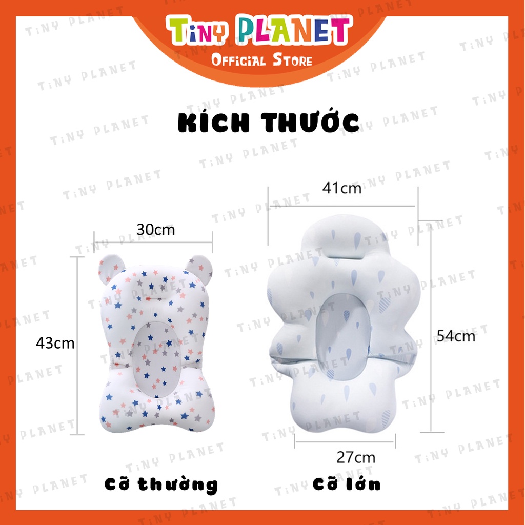 [2 KÍCH CỠ] Phao tắm đệm tắm sơ sinh cho bé hình sao Tiny Planet