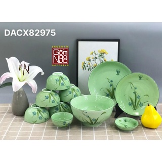 BỘ BÁT ĐĨA, BỘ ĐỒ ĂN GỐM SỨ BÁT TRÀNG