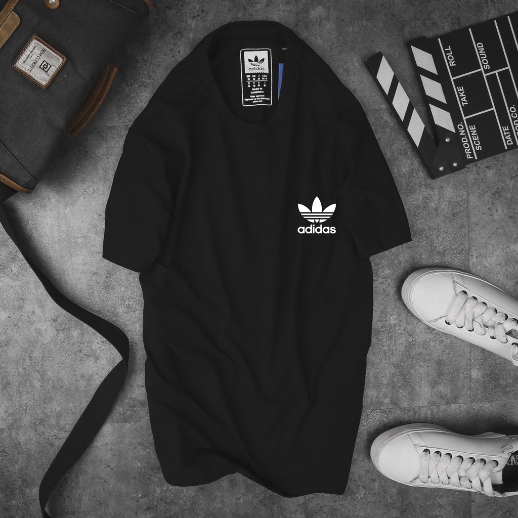 Áo Phông Adidas Logo 3 Lá Truyền Thống Chất Cực Đẹp From Cứng Cáp Full Tag - Thun Cotton 4 Chiều - Thoáng Mát - Vải Mịn