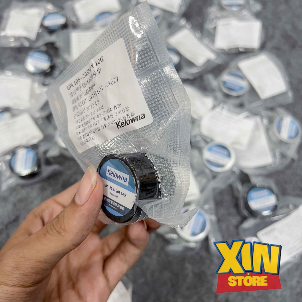 Dầu lube | Mỡ lube bàn phím cơ Kelowna Krytox  GPL 105 mix 205g0 10gr | Lube switch | Lube Stab