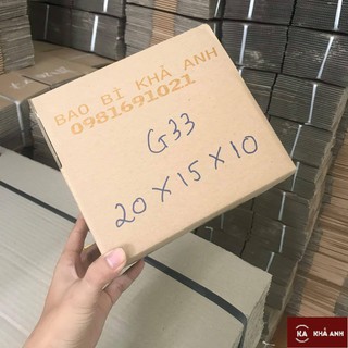 20x15x10 Hộp carton đóng hàng
