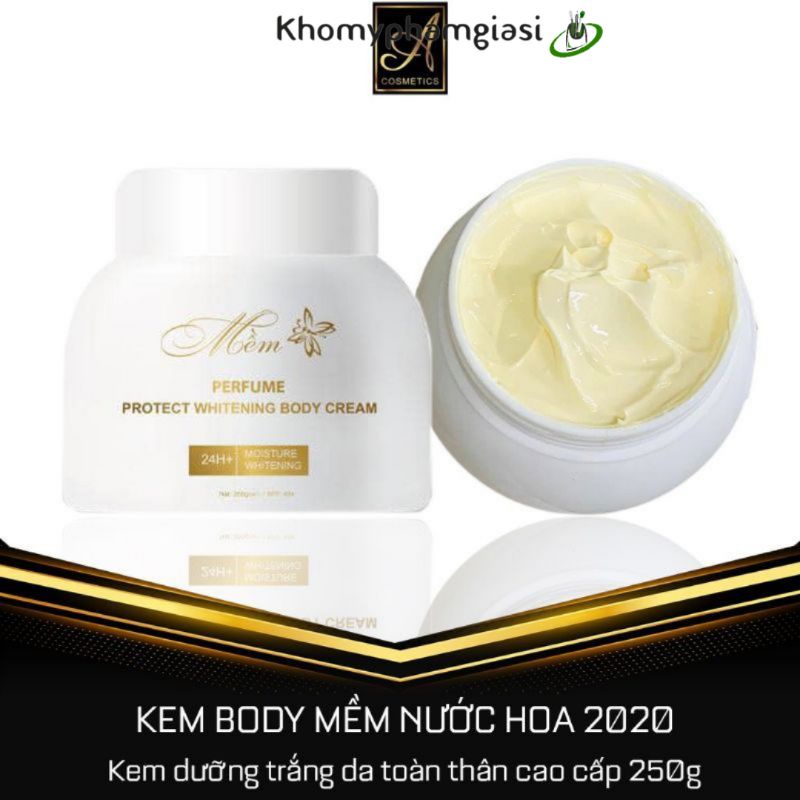 Kem Dưỡng Trắng Da, Kem Body A Mềm COSMETICS Hương Nước Hoa 250g chính hãng