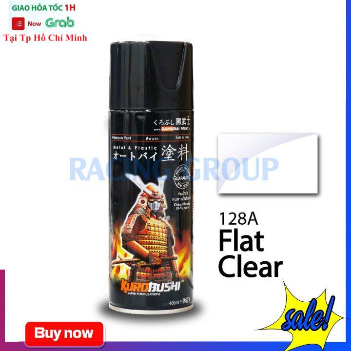 Sơn Xịt Xe Máy Chính Hãng Samurai 128A Trong Mờ - Màu Đẹp Bám Dính Cực Cao