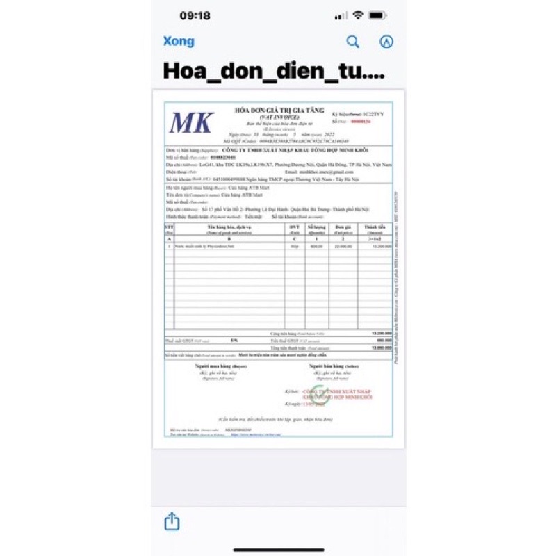 Nước muối Hồng gifer nội địa pháp 40 ống