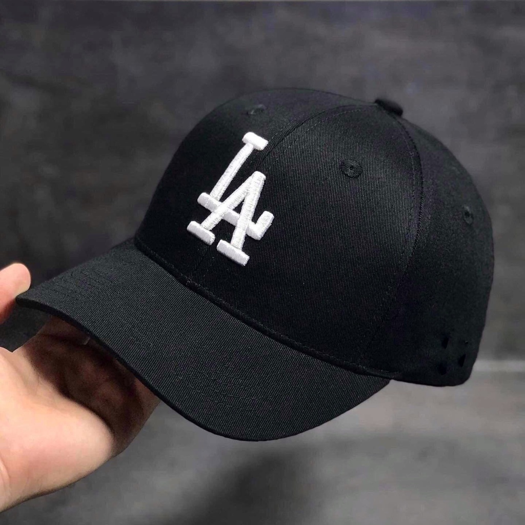 (NEW2023) Nón kết, mũ lưỡi trai nam nữ LA MLB vải KAKI đẹp thời trang (Ảnh thật)