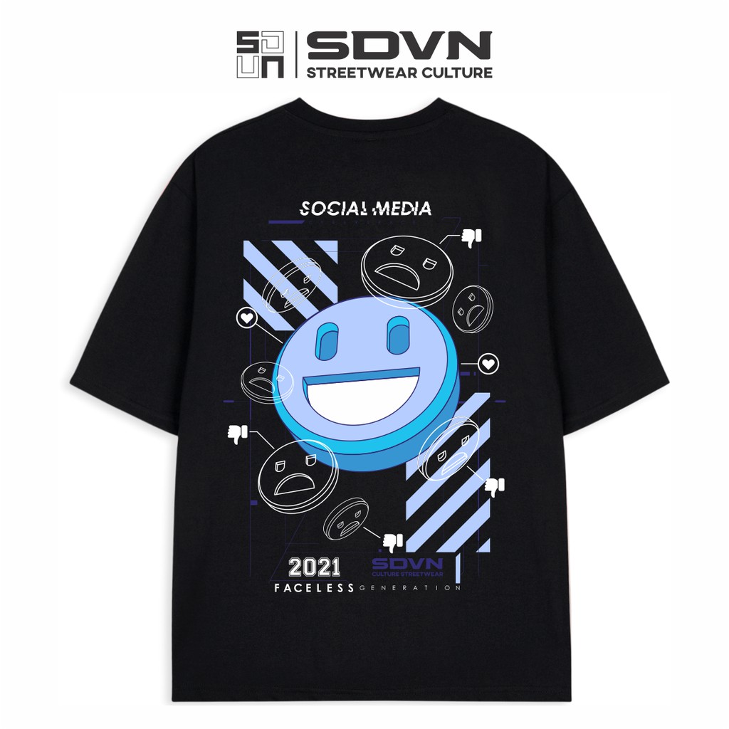 Áo Thun Unisex Nam Nữ SDVN Faceless