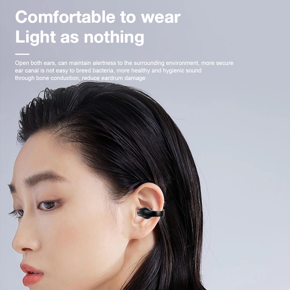 Tai nghe Bluetooth không dây VIRWIR S3 TWS dạng kẹp màn hình LED kỹ thuật số chuyên dụng để lái xe