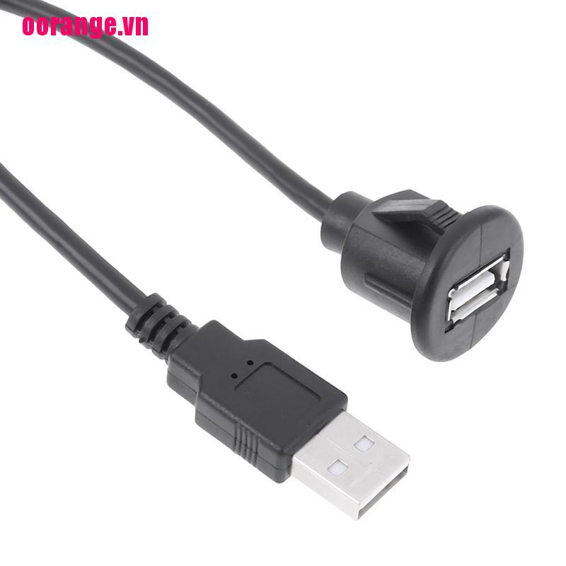 Dây Cáp Nối Dài 1m Cổng Usb 2.0 Cho Xe Hơi