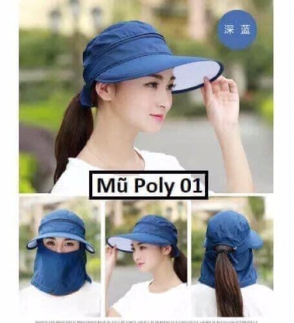 MŨ CHỐNG NẮNG THỜI TRANG 3 IN 1