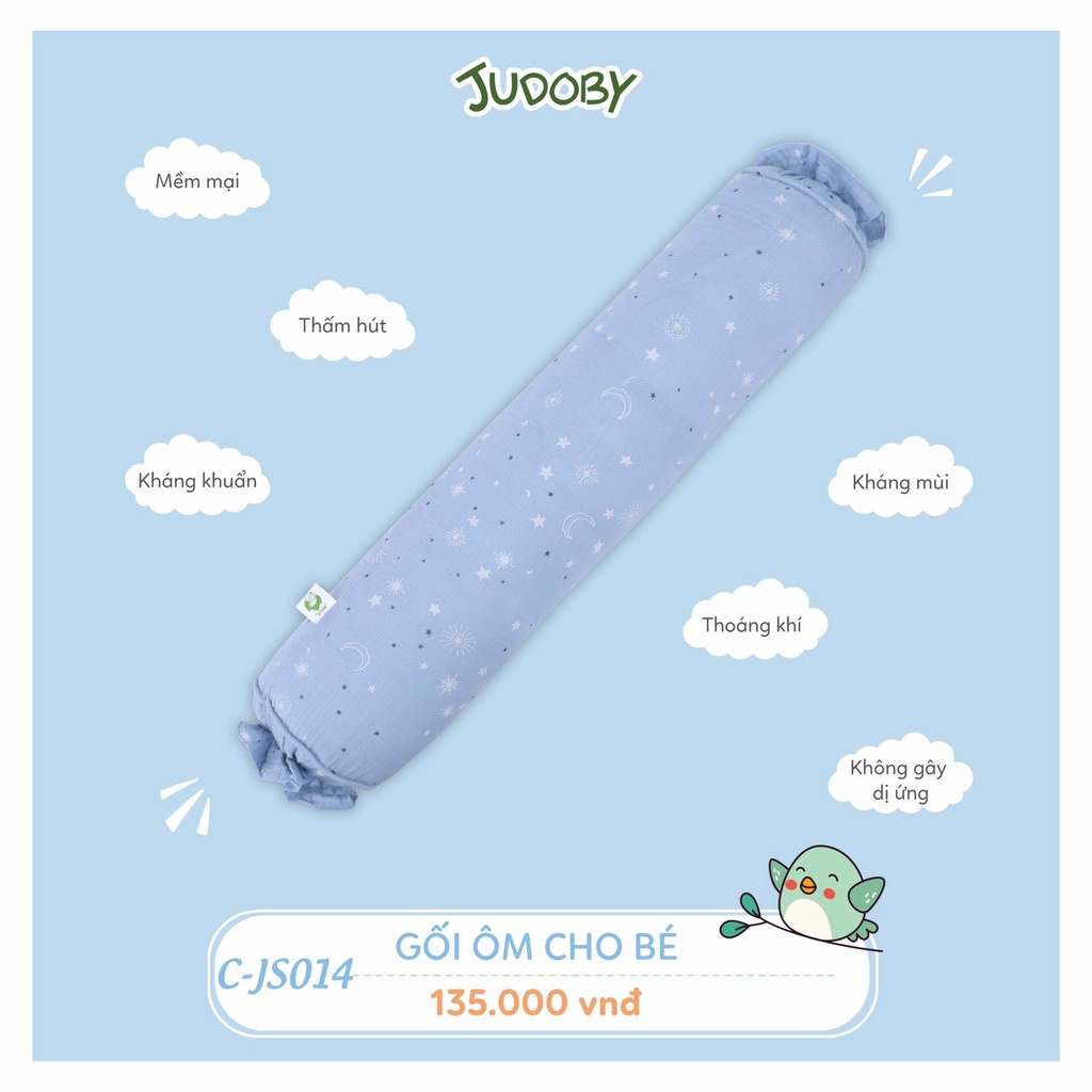 Gối Ôm Judoby muslin siêu mềm cho bé từ sơ sinh lẻ 1 cái