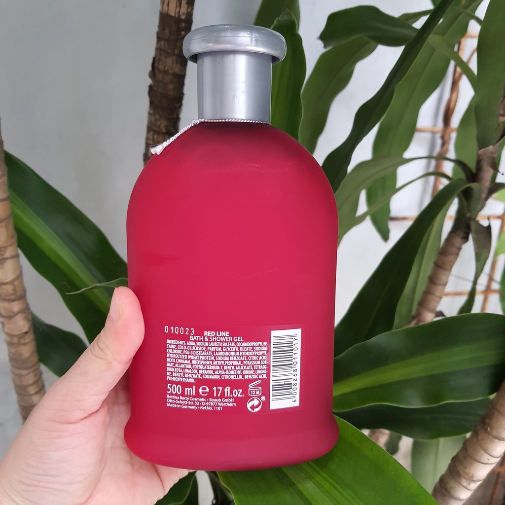 [ HÀNG ĐỨC CHÍNH HÃNG ] Sữa Tắm Bettina Barty Red Line, 500 ml