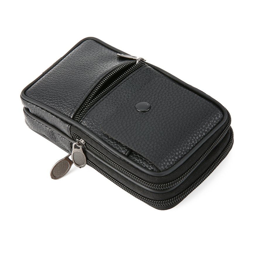 Túi da đeo ngang hông lưu trữ điện thoại di động cho nam | BigBuy360 - bigbuy360.vn