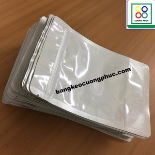 Túi Zipper hai mặt bạc, bán theo ký,1 ký 66-300 túi tùy theo size
