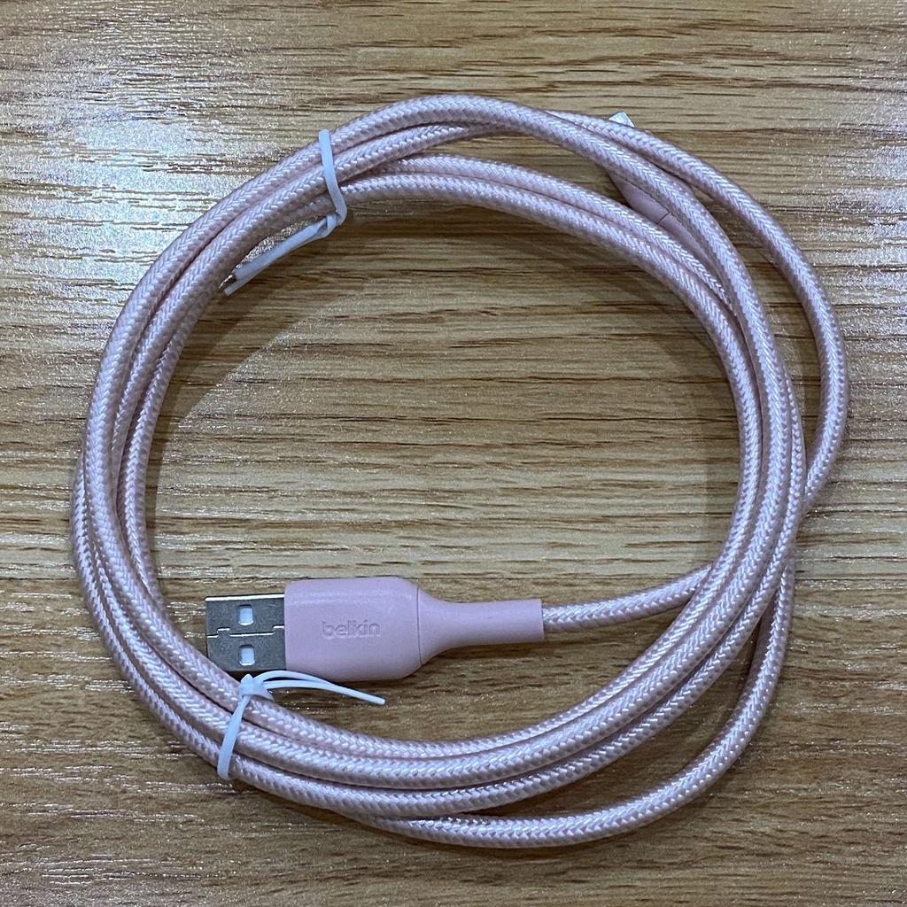 Cáp dù Belkin Boost Charge CAA002 USB-A to L - NOBOX Chính hãng - Bảo hành 06 tháng