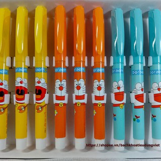 Bút máy điểm 10 luyện chữ đẹp Doraemon 1701 tặng ngòi thay thế