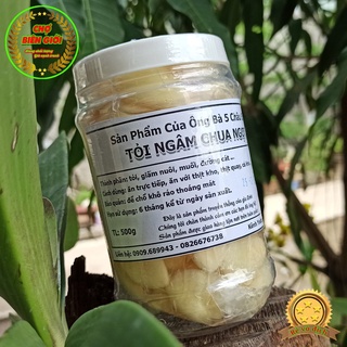Tỏi ngâm đường chua ngọt - sản phẩm truyền thống nhà làm, hũ 500gr