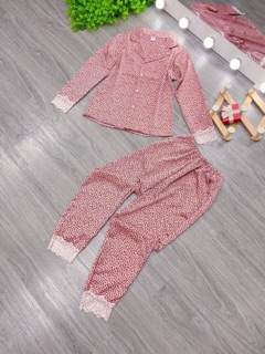 Bộ Pijama lụa cao cấp