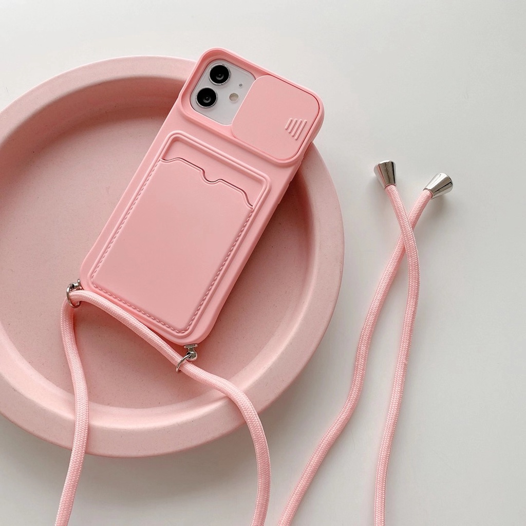 Ốp điện thoại mềm có dây đeo thích hợp cho iPhone 15 14 13 Pro Max 6 6s 7 8 Plus X XS Max XR 11 Pro Max 12 Pro Max