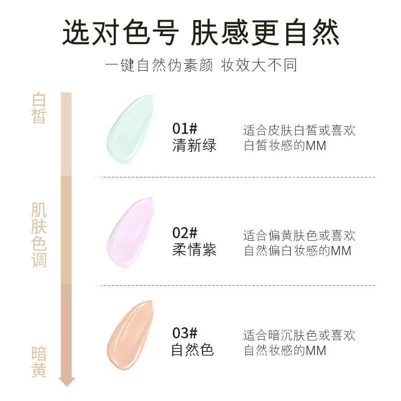 (Hàng Mới Về) Kem Che Khuyết Điểm Giấu Lỗ Chân Lông Dưỡng Ẩm Kiểm Soát Dầu | BigBuy360 - bigbuy360.vn