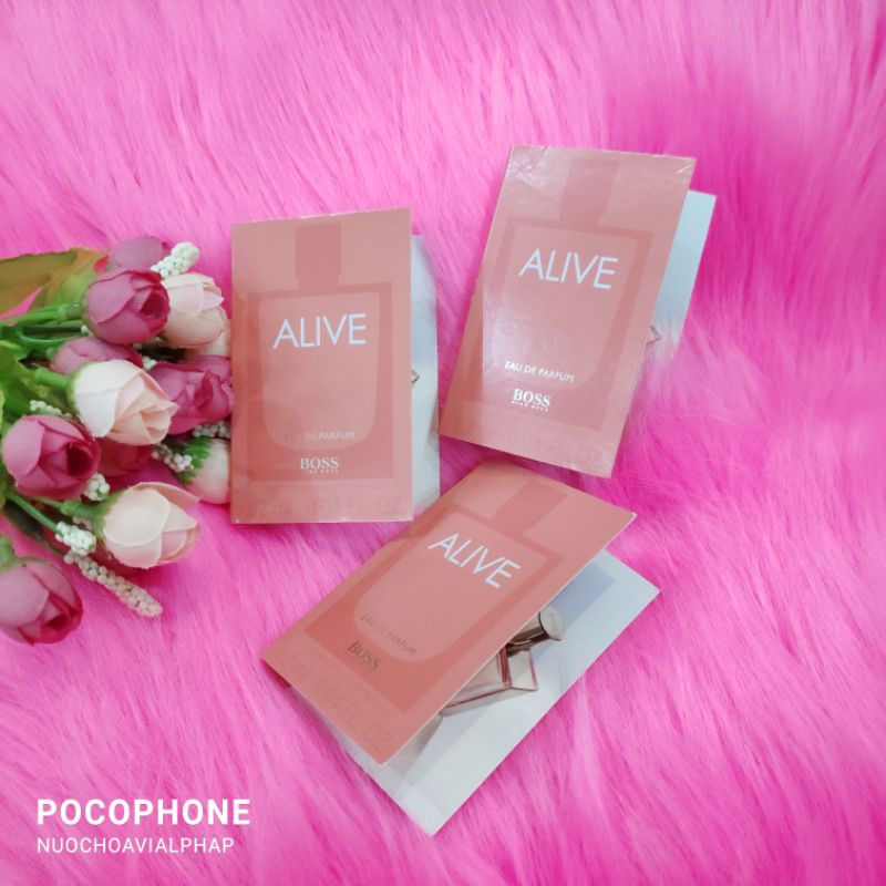 Sample Nước hoa Nữ Hugo Boss Alive EDP 1.2ml