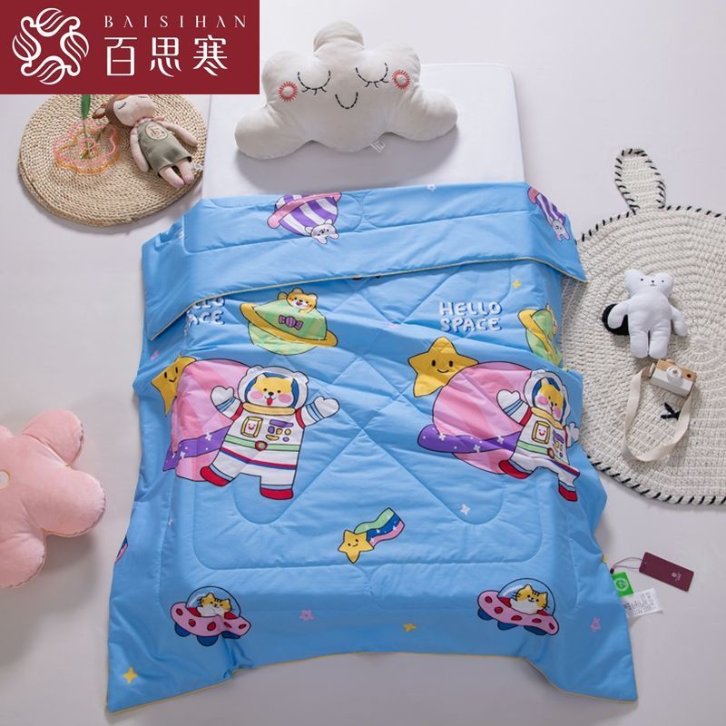 Cuộc sống màu cam⭐ Chăn Cotton mỏng họa tiết hoạt hình dễ thương cho các bé