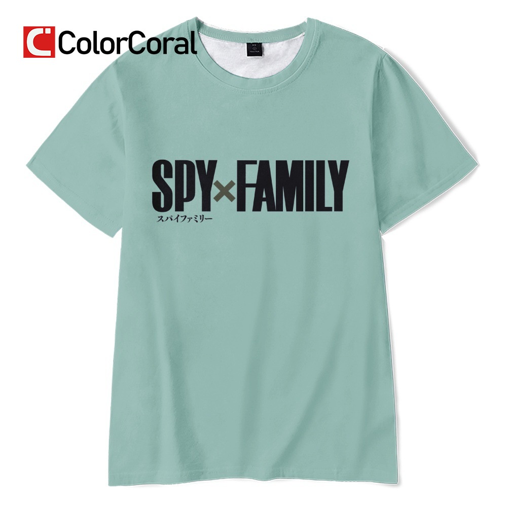 Áo Thun Tay Ngắn Dáng Rộng In Họa Tiết Anime Spy X Family Anya Phong Cách Harajuku Gothic Dễ Thương Cho Nam Và Nữ